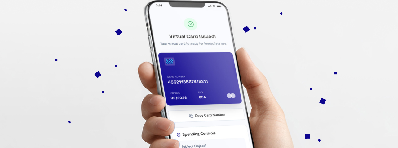 Virtual Card Issued